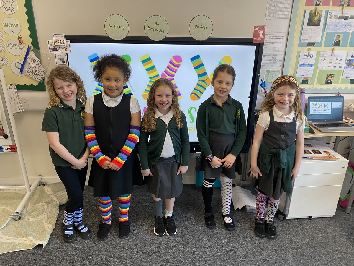 LethamMains's tweet photo. Rock your socks!! To recognise World Down Syndrome Day P2/3 had their funky socks on! After learning more about Down’s Syndrome we designed our own socks. Many of these were blue and yellow after learning this is a colour linked with Down Syndrome! 💙💛#WDSD2023 #rockyoursocks https://t.co/7ZnW1CCpkM
