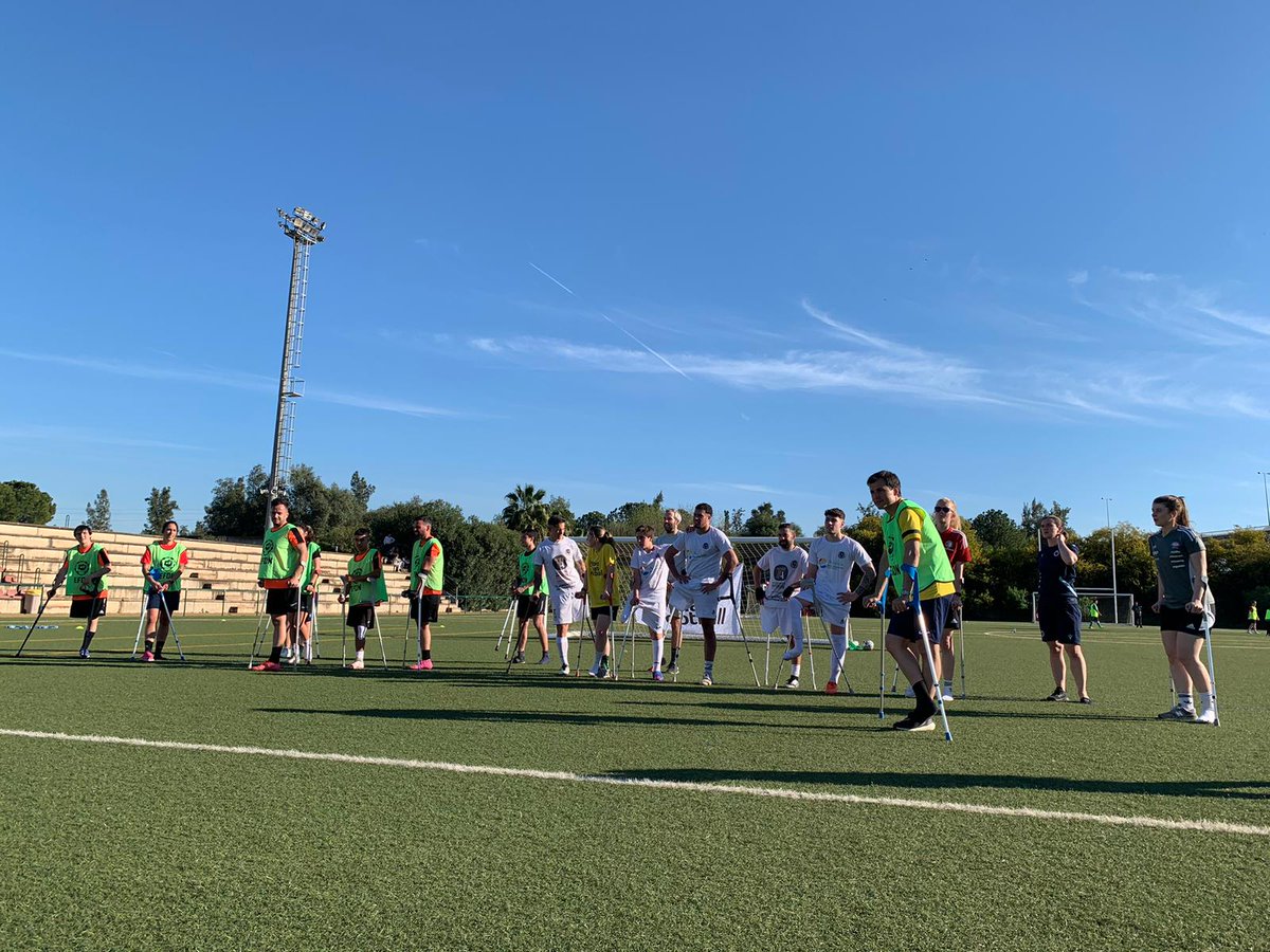 EFDN_tweets's tweet photo. Our study visits from the 19th EFDN #Morethanfootball Conference in Seville, Spain!
#EFDNconference #Blindfootball #Amputeefootball #Walkingfootball #IDfootball https://t.co/xDlCoF0eq4