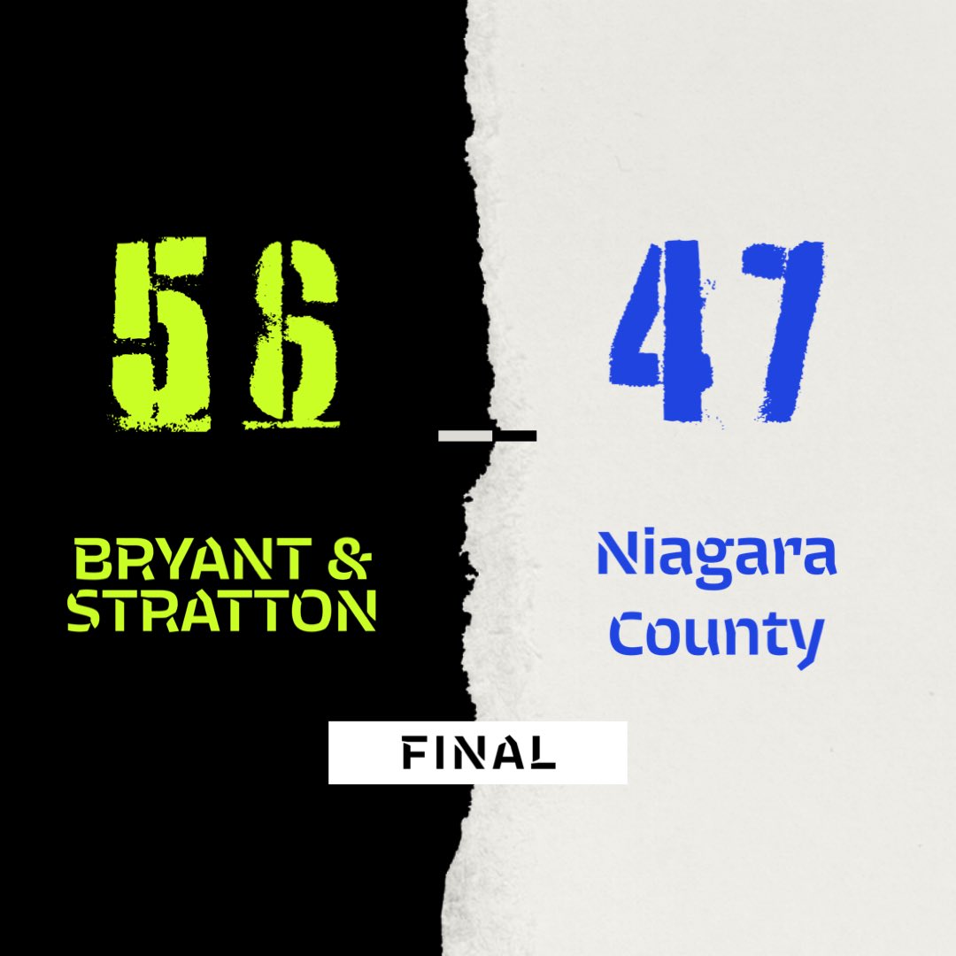 Our 19th win in a row gives us a win over Niagara County and sends us to the quarterfinals vs Kirkwood tomorrow night at 6:00pm! We move to 28-5 on the season - our 28 wins sets a new program record for most wins in a season! #surviveandadvance #BSCWBB