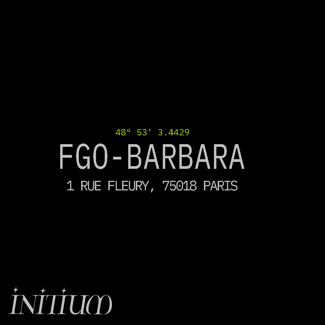 initiumfestival's tweet photo. Comme promis on a du nouveau pour vous la team ! Initium et sa line-up de zinzin vous donnent rdv le 29 avril au FGO Barbara 

📍 1 Rue Fleury, 75018, Paris.

Early birds désormais dispos sur DICE !

https://t.co/9p00c6TZGl

La suite arrive très vite … 🤫 https://t.co/CVLB5Fmr7v