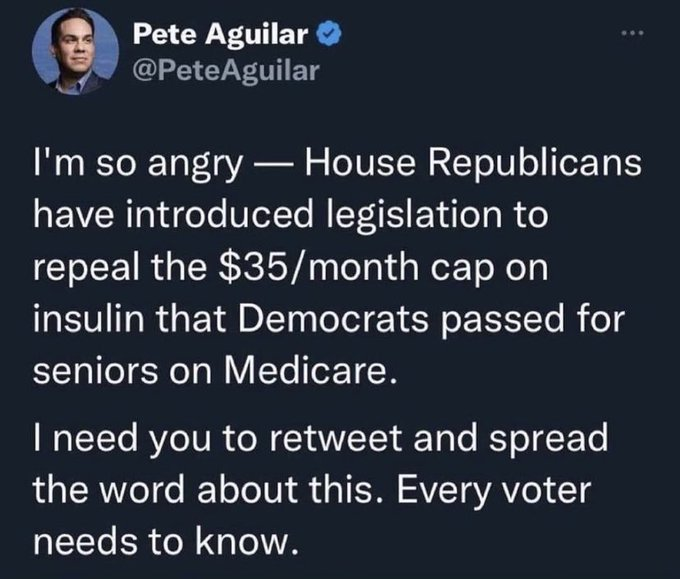 1drcole's tweet image. If you agree with Pete Aguilar, please RT &amp;amp;
 drop a 💙 #connectblue.