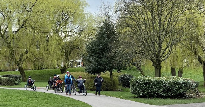 <a href="/MCCGortonAHey/">MCC Gorton & Abbey Hey</a> <a href="/ManCityCouncil/">Manchester City Council</a> <a href="/FriendsDebdale/">Friends of Debdale Park</a> well done to Doreen Grafton for getting <a href="/Wheels4all/">Wheels4all</a> in Debdale Park. Great to meet <a href="/DameSarahStorey/">Dame Sarah Storey</a> today and children from <a href="/CamberwellPark/">Camberwell Park</a>