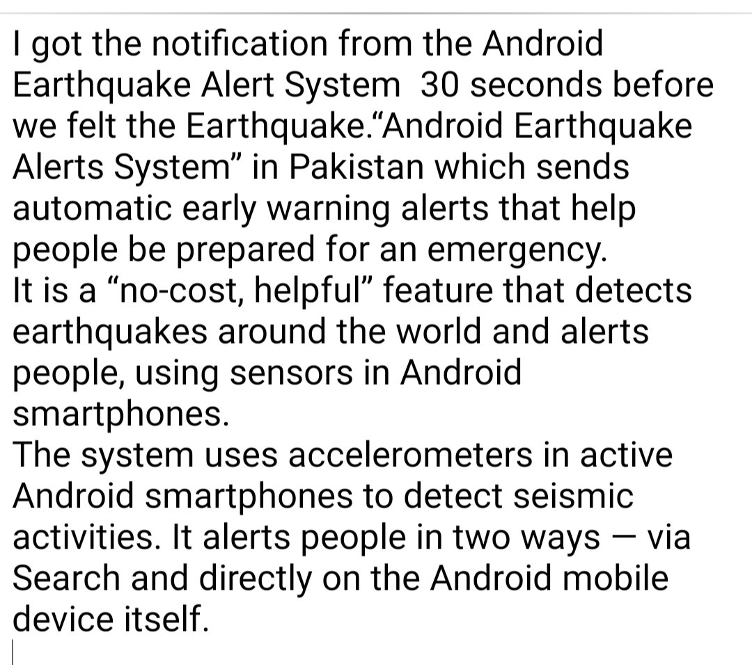 Zohaib_Zamaan's tweet image. #google #android #androidusers #earthquake #earthquakealert #googlealert #googleearthquakealerts #technology