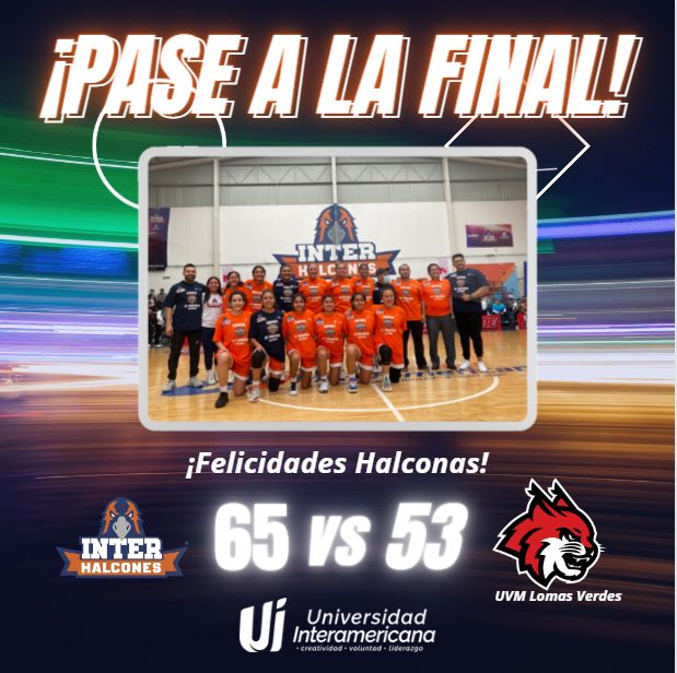 LaInterMx's tweet photo. Felicitamos a las #Halconas por este triunfo que nos hace subir a 1era división y además que nos da el pase a la gran final.
¡Vamos con todo HALCONAS! #SomosInter🦅🏀 https://t.co/gWl5WAddXA