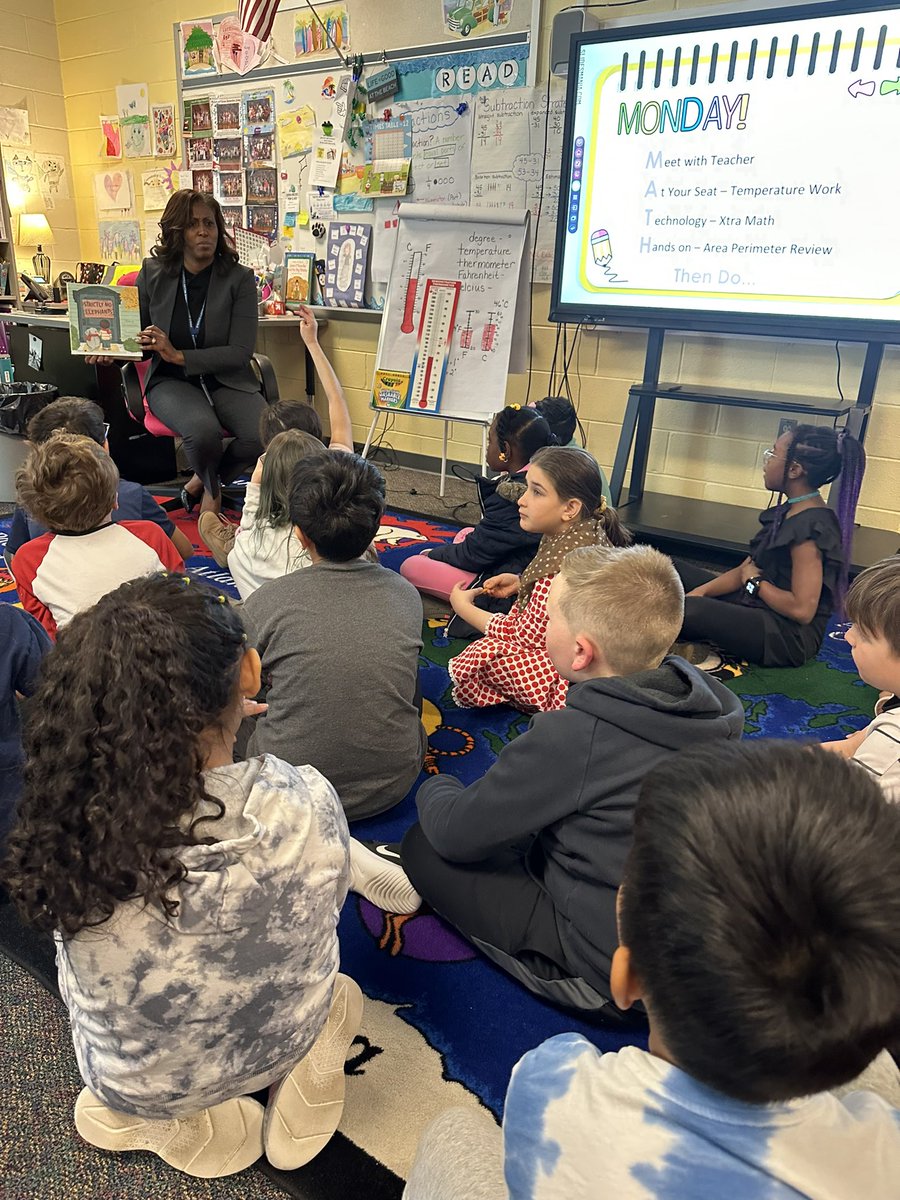 PWCS (@pwcsnews) on Twitter photo Our friends <a href="/ChrisYungES/">Chris Yung Elementary School</a> welcomed Superintendent <a href="/LDMcDade/">LaTanya D. McDade, Ed.D.</a> for a visit yesterday. She talked with members of the rock star ⭐️ 3rd grade instructional team, read a book 📕 about a lonely elephant to Ms. Courtemanche’s class, and stopped by several classrooms. Our friends <a href="/ChrisYungES/">Chris Yung Elementary School</a> welcomed Superintendent <a href="/LDMcDade/">LaTanya D. McDade, Ed.D.</a> for a visit yesterday. She talked with members of the rock star ⭐️ 3rd grade instructional team, read a book 📕 about a lonely elephant to Ms. Courtemanche’s class, and stopped by several classrooms.