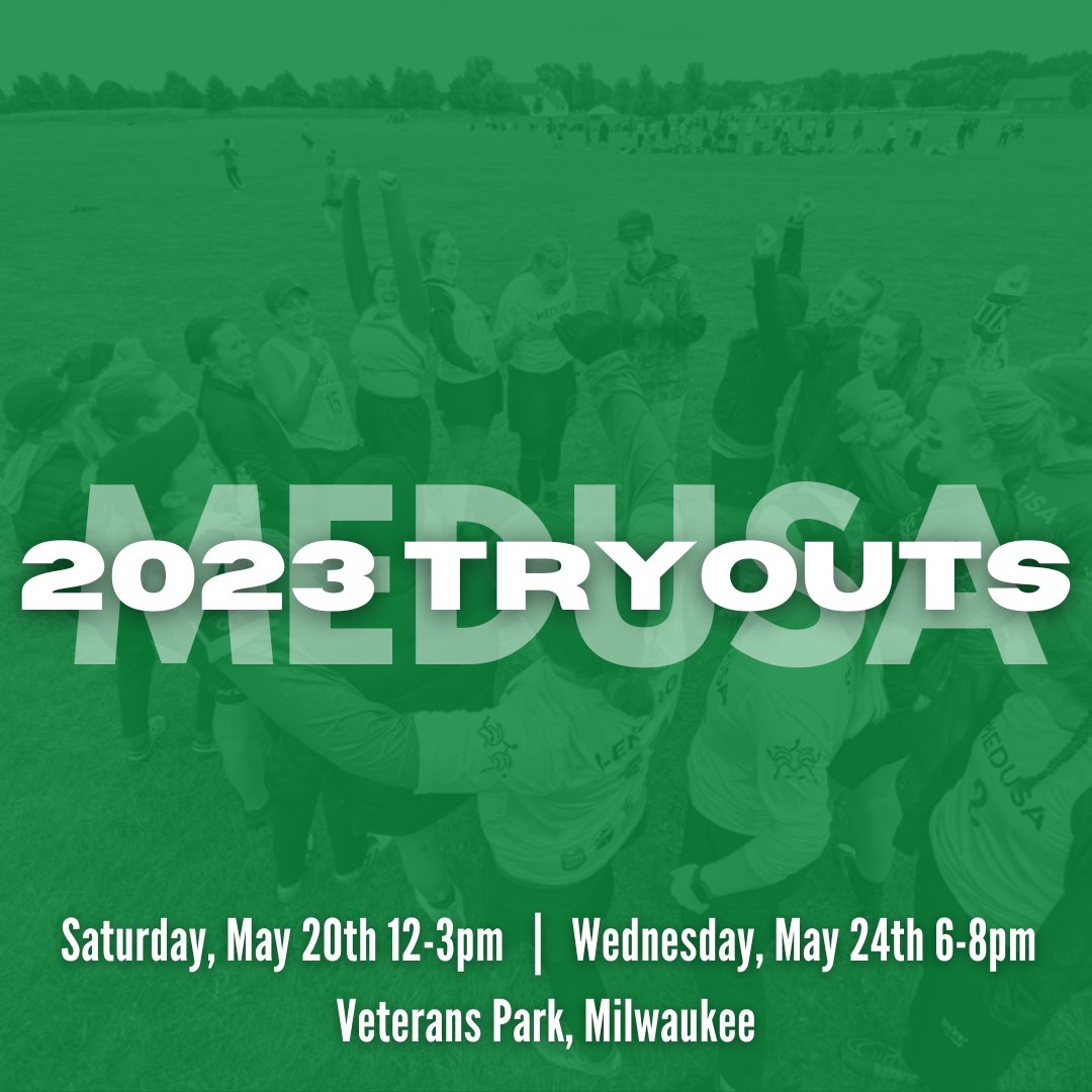 🐍 2023 TRYOUTS 🐍

Interested in playing Medusa this season? Sign up at the link in our bio! 

#MeDuSlay #TonyPizza #PPN
