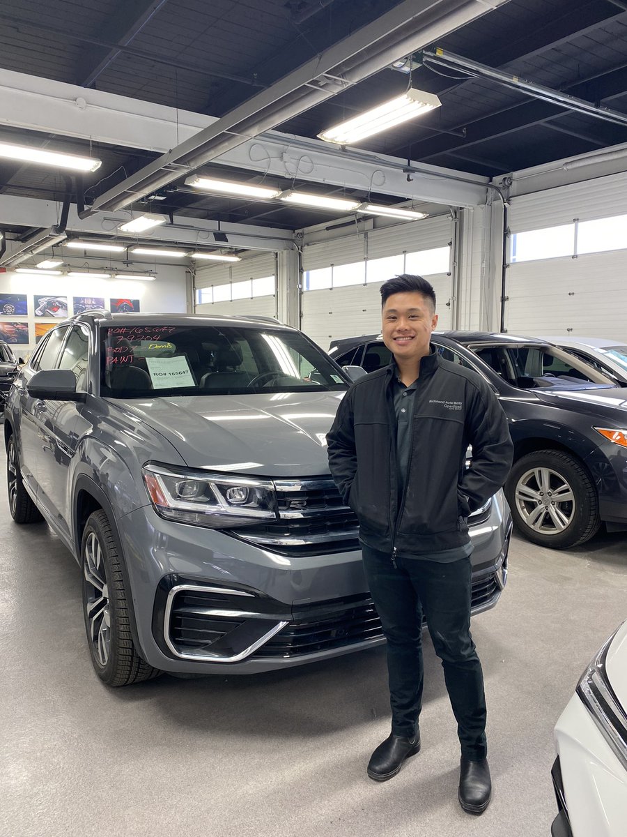 So rewarding to see past @ita_youth and <a href="/SkilledTradesBC/">SkilledTradesBC</a> and <a href="/Skills_Canada/">Skills Canada</a> students/competitors working in the trade they love. #VccAutobody #vsblearns #JO_School #KillarneySec