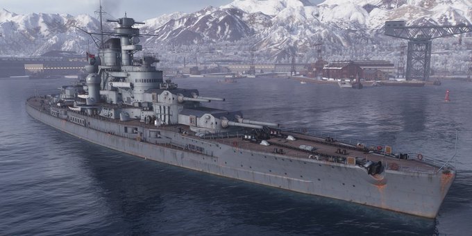 🟥戦艦 BAYYERNバイエルン級戦艦はドイツ帝国海軍において建造されたものとしては最後の戦艦でした。本級の強力な 38