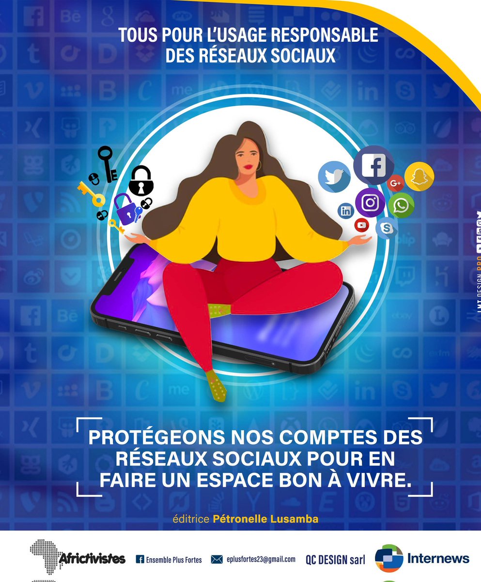 Les violences sexistes sur les réseaux sociaux peuvent pousser des femmes à se taire et à quitter l'espace numérique. La femme doit faire fi des préjugés pour se faire une place dans le monde numérique.
<a href="/LylianeSafi/">Safi sharanguza lyliane</a> <a href="/lotendoe/">elsie lotendo</a> <a href="/YuniEtaka/">Yuni Etaka</a> <a href="/NzumeaDorcas/">Dorcas Nzumea</a> <a href="/AFRICTIVISTES/">AfricTivistes</a> <a href="/safe_sisters/">Safe Sisters</a>