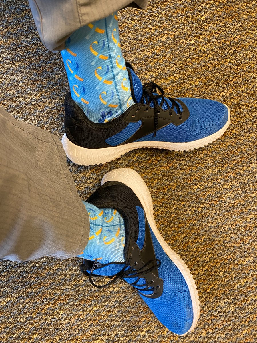 Got my 
<a href="/JohnsCrazySocks/">John's Crazy Socks</a>
 rockin' today for #WorldDownSyndromeDay2023 #rockyoursocks