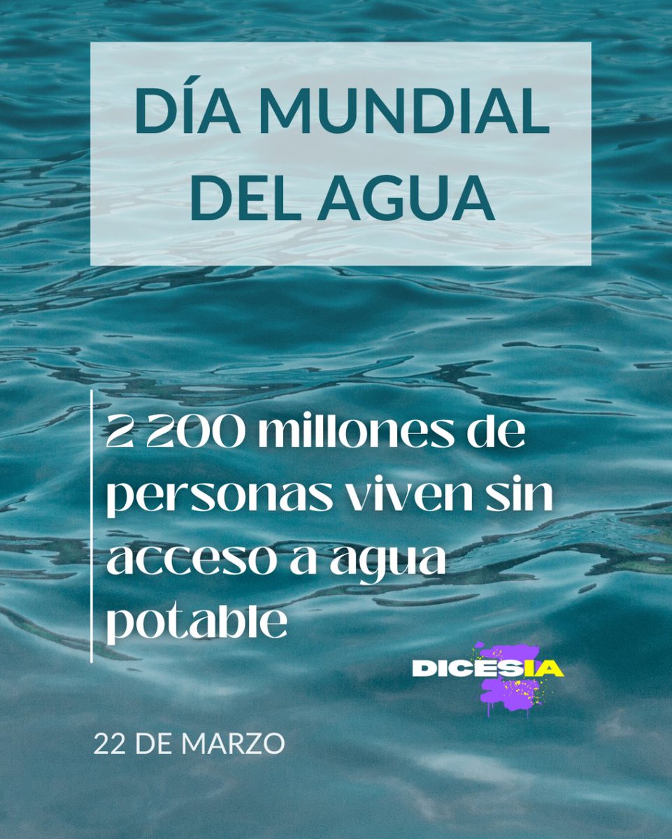 dicesianft's tweet photo. Día mundial del Agua! 💧 https://t.co/cfRyQcWZQR