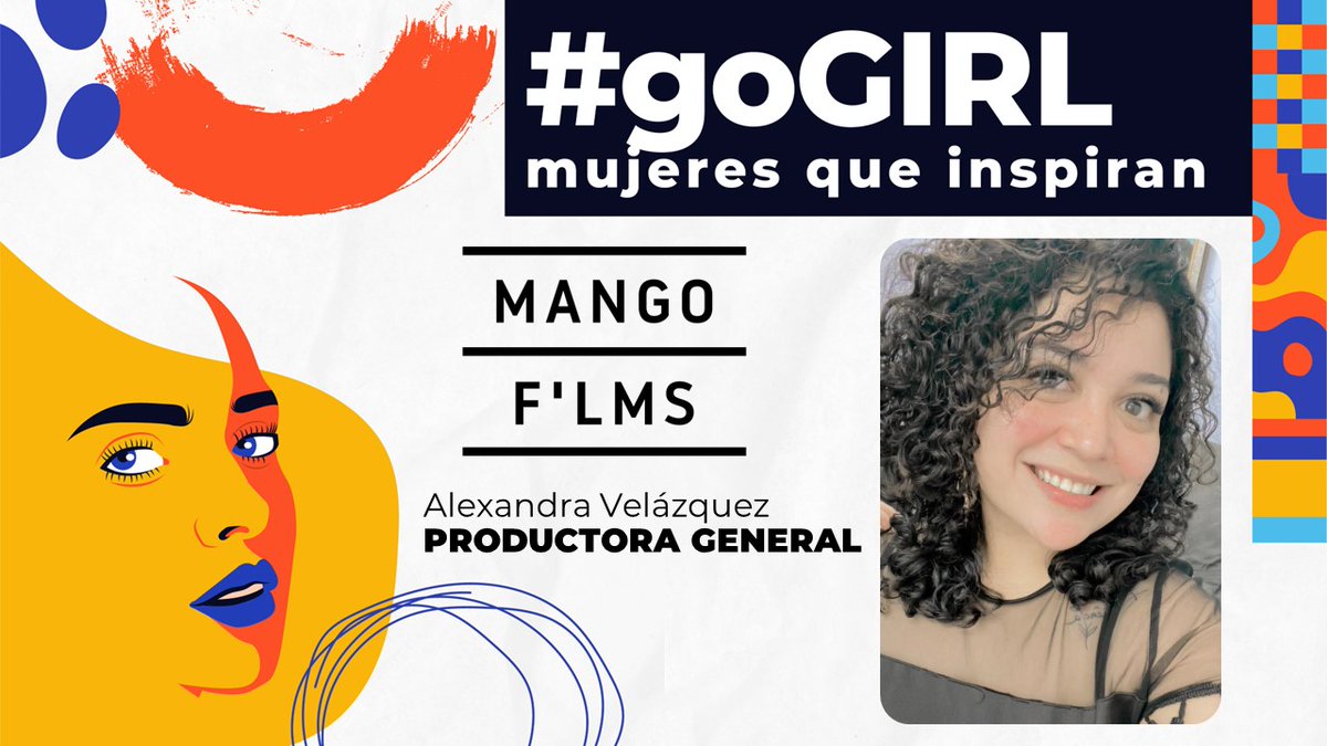agexport_EN's tweet photo. #INSPIRADORAS  𝗔𝗹𝗲𝘅𝗮𝗻𝗱𝗿𝗮 𝗩𝗲𝗹𝗮́𝘀𝗾𝘂𝗲𝘇 es la talentosa productora general de Mango Films una agencia que lleva su talento, creatividad y visión al mundo #GoGirl #ExportaTuTalento #EconomíaNaranja #Agexport https://t.co/bKgdBd9cb3