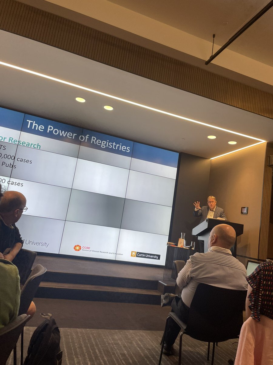 💥The power of registries! Informing services how they are really doing. Showing funders what impact we are really having. Added bonus of getting clinicians involved in research early. What’s not to love?! #AEPCC <a href="/profcmreid/">Christopher REID</a> <a href="/orygen_aus/">Orygen</a> <a href="/wellcometrust/">Wellcome</a>