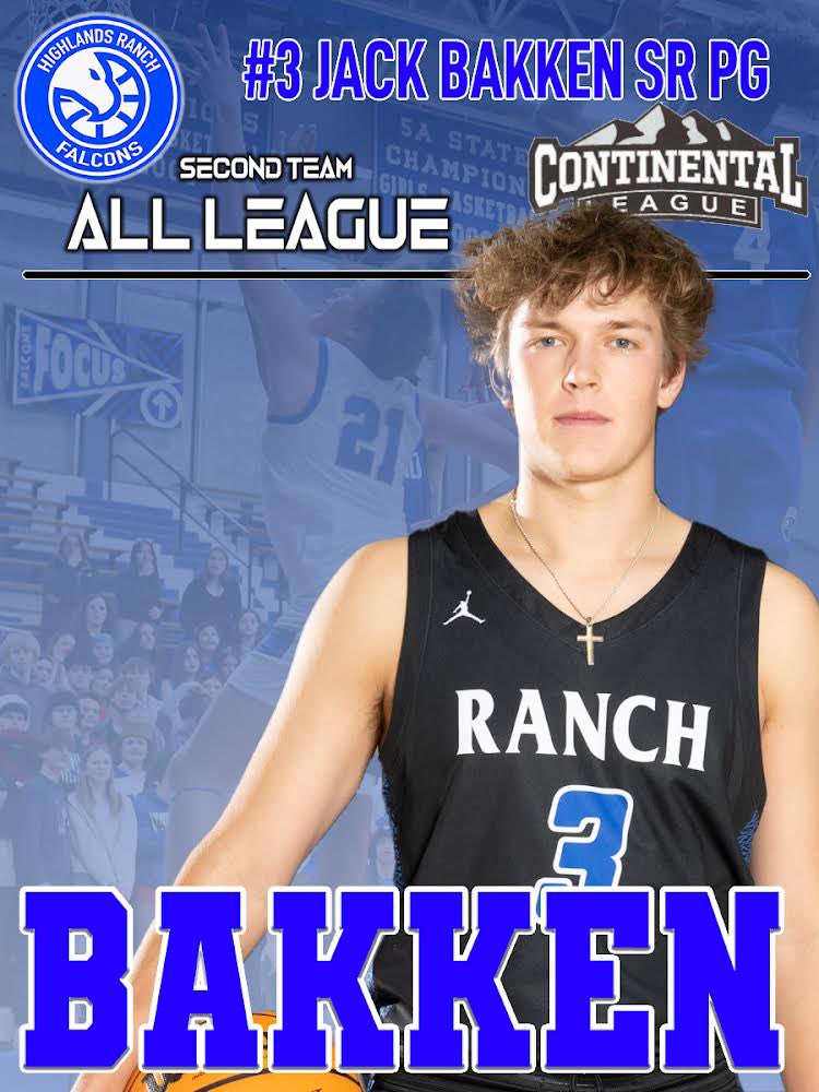 Congratulations to Jack Bakken for being named 2nd-Team All-League!

Jack led the entire Continental League in assists (6.4 per game + tied our school record of 13 in one game), with a 3:1 AST/TO ratio. 

Though he was our PG, he also led us in rebounding, and was 2nd in steals.