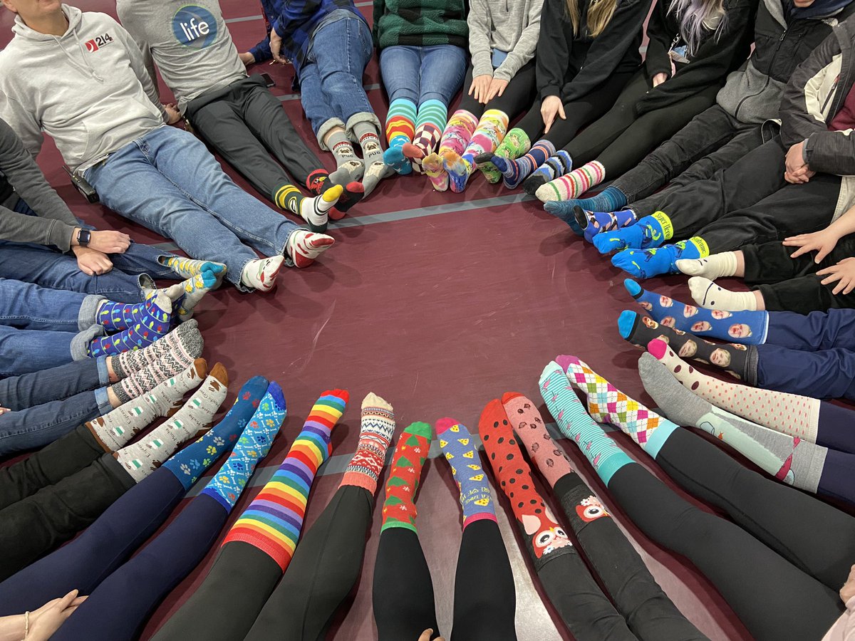 World Down Syndrome Day 2023- I ❤️my coworkers and their dedication to acceptance and inclusion for all, especially those individuals with DS #rockyoursocks #214awareness <a href="/D214Life/">life</a> <a href="/District214/">District 214</a>