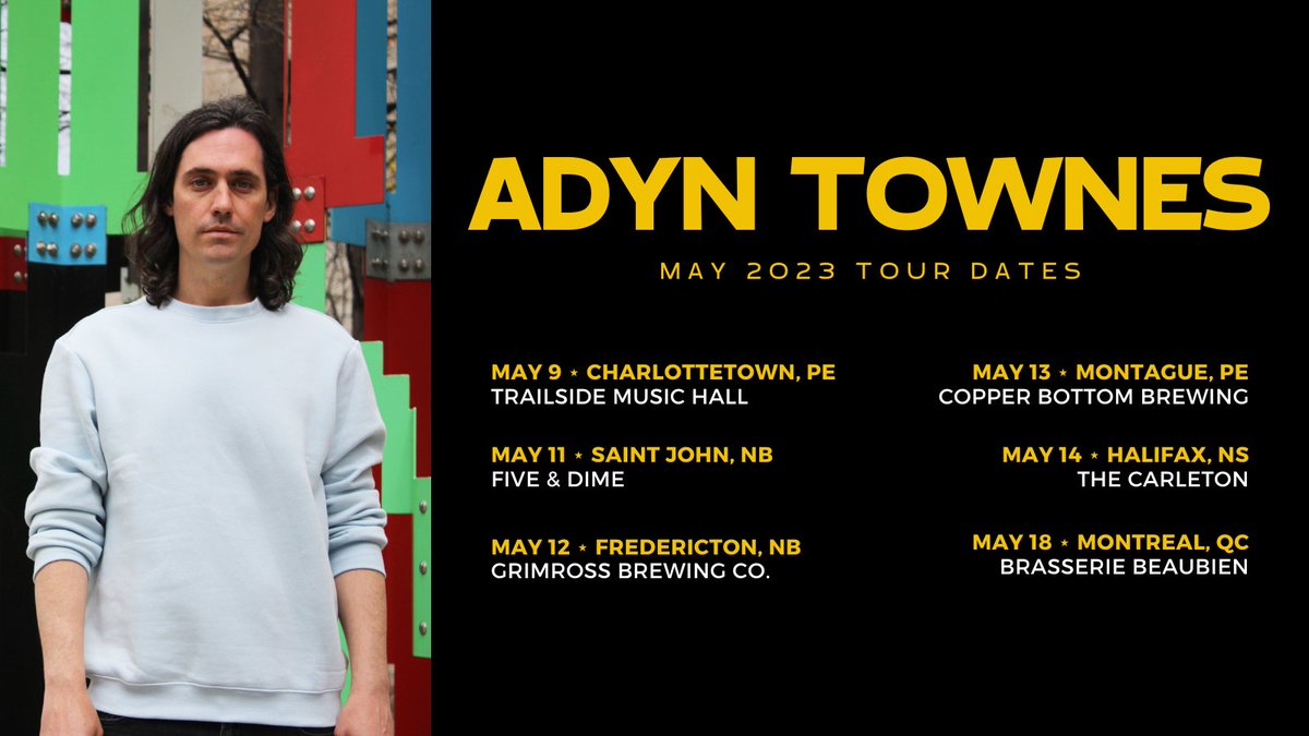 Happy to be playing some of my favourite cities in May. See you very soon!
