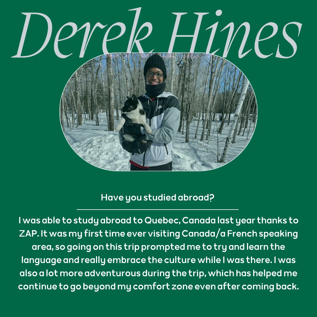 Studying abroad can be really insightful in teaching the importance of learning about other cultures and can be very developmental in many ways. ✈️ 🌎 

Glad to hear you had fun on your trip &amp; thanks so much for sharing. 😁

Good luck with graduate school! 👨🏽‍🎓