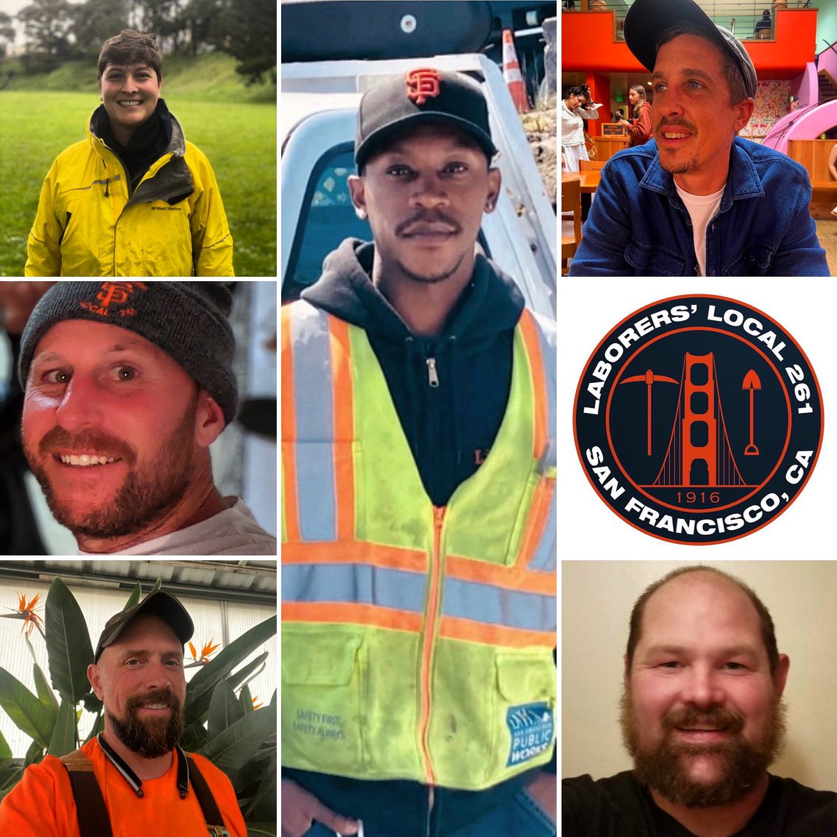 Liuna261pec's tweet photo. Thursday, March 23, 2023: @SFGardener13 @geekfamousL7 @Lavonda261 @BidsRpd @jcr7526 @danfee24 @Anthony14339954 & @LiUNA261 Welcome aboard new public sector leaders! #LiUNA261PEC #261TeamRPD #261TeamDPW #WeFightWeWin #OrganizeOrDie #SeaofOrange🍊 https://t.co/cr00An1KGR