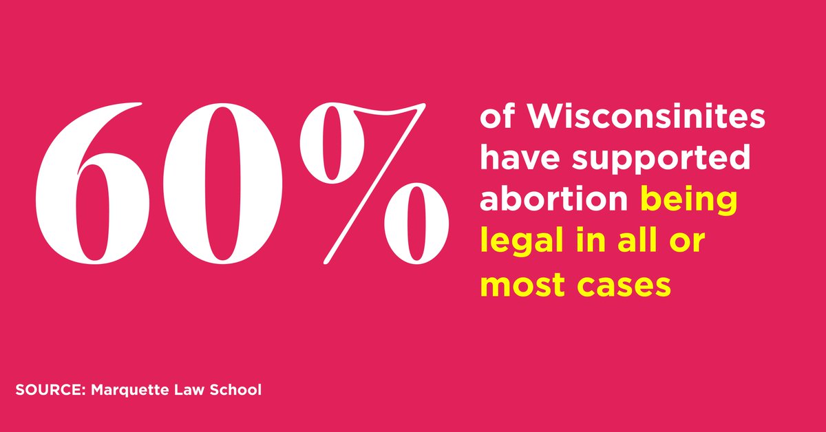 sensmithwi's tweet photo. Today, I joined my @SenateDemsWI colleagues to announce our introduction of a bill that would repeal Wisconsin's 1849-era criminal abortion ban, passed before women even had the right to vote in Wisconsin. #RestoreRoe https://t.co/bfgeh64e6X