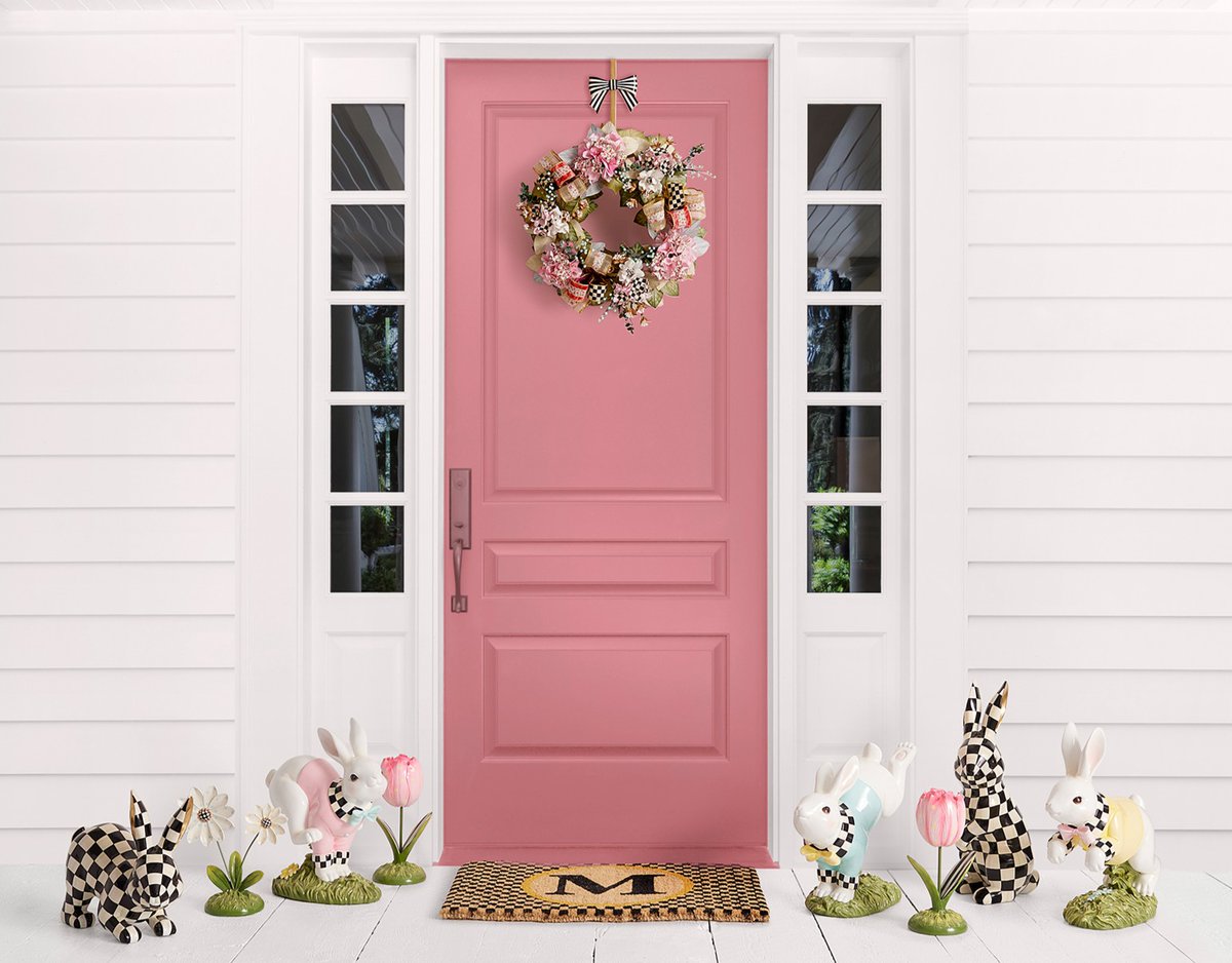 Easter is just around the corner! Are you ready?🐰  Our wreaths, welcome mats and floral decor can grace your porch far longer than April 9th! Shop Easter and more here: bit.ly/3DfndrP