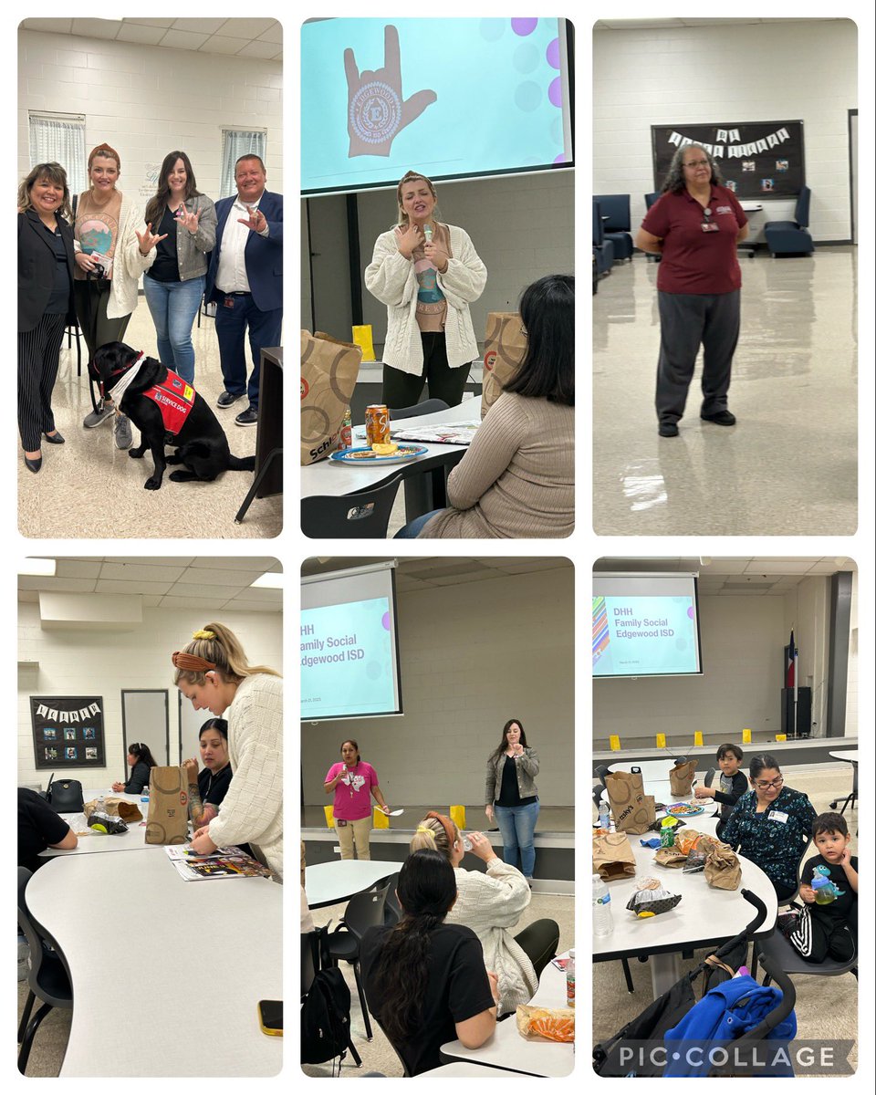 EISDSpecial's tweet photo. Happening Now! Thank You! Emma Faye from Aid the Silent for sharing her journey with our parents tonight at our Deaf Awareness and Social Event. @DT_EISDSpecEd @DrH_OnTheEdge #OurCustomersMatter https://t.co/iRPdf4sxwV