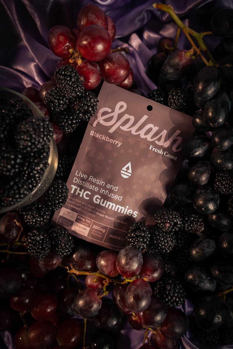 Deliciously dreamy flavor of Black Berry fruit with a "Splash" of Grape Breath Live Resin! 🌙🍇 The heavy indica Grape Breath is perfect for nighttime relaxation. Plus, this strain contains CBN creating the ultimate concoction to help you drift off to sleep peacefully. 🌟