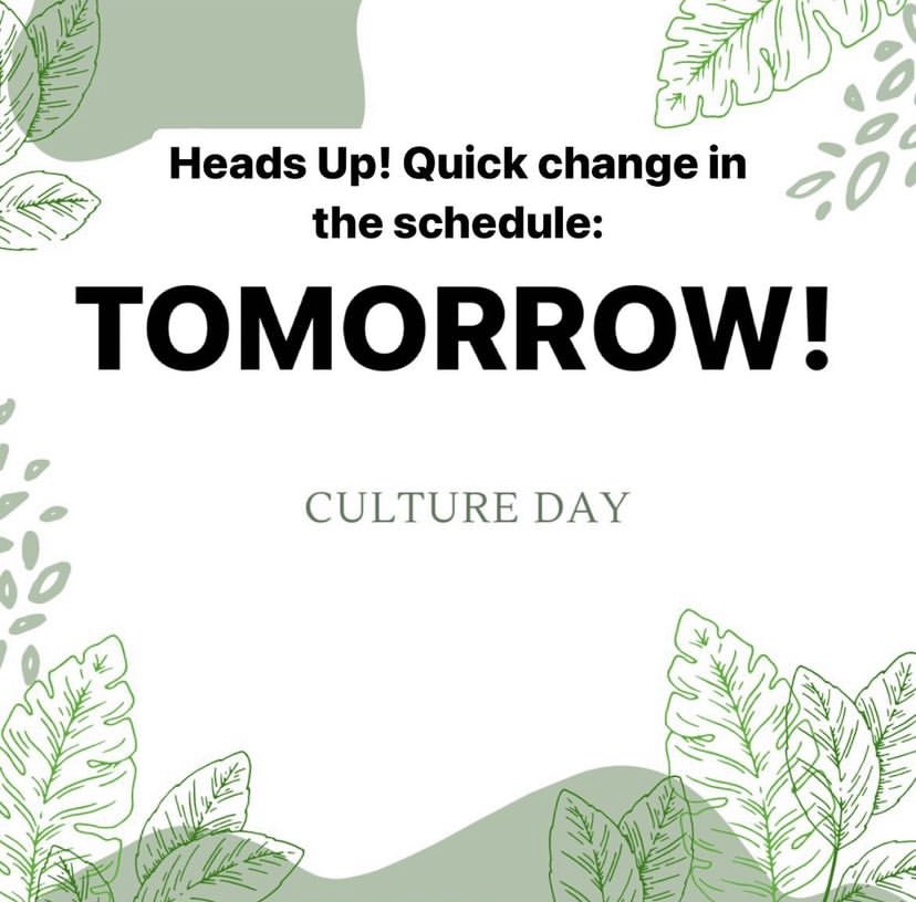 Cobras! Tomorrow is now #cultureday so we can celebrate all our wonderful traditions, including Ramadan!