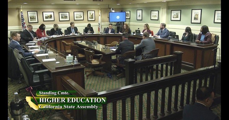 AsmMikeFong's tweet photo. ✅ 1st Higher Education Committee Hearing done! 

Thank you to my colleagues, committee staff, &amp; everyone who participated today. I’m honored to be Chair. #Highered is the key for many Californians to realize their hopes &amp; aspirations. Here’s to the important work ahead! https://t.co/Axsg4iL0tO