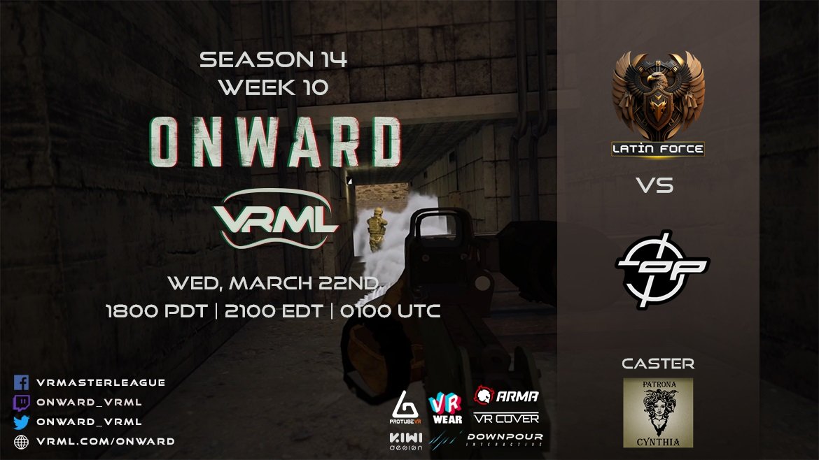 OnwardLATAM's tweet image. MAÑANA 8pm hora de México se estará transmitiendo una PARTIDAZA !! twitch.tv/Onward_VRML3 @Onward_VRML #onwardvr #videojuegos @ErickValdepenas