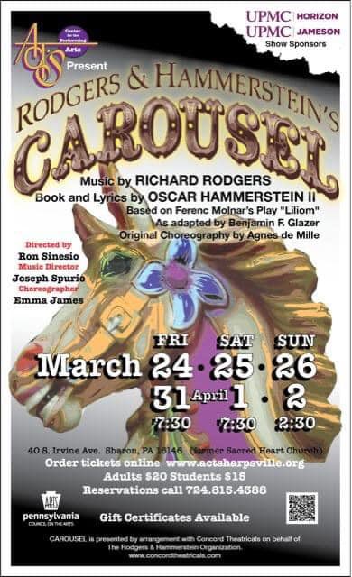 ActSharpsville's tweet photo. We are just three days away from our first MainStage musical in 3 years! Get your tickets now for Carousel at https://t.co/FvlX4lFHks 
￼
￼ https://t.co/oL1GunoUqe