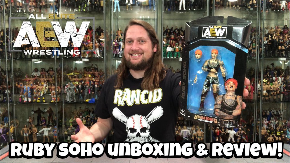 sirpaul64's tweet photo. Ruby Soho AEW Unmatched Series 6 Unboxing & Review! https://t.co/xl9Hj5Pqqr #aew #aewunmatched #aewjazwares #toys #actionfigures #ringsidecollectibles #scratchthatfigureitch #rancid #rubysoho #actionfigure #toy #aewunrivaled #wrestling #wwe #jazwares #wrestlingfigs #nxt #rubyriot https://t.co/6gxwxRcioy