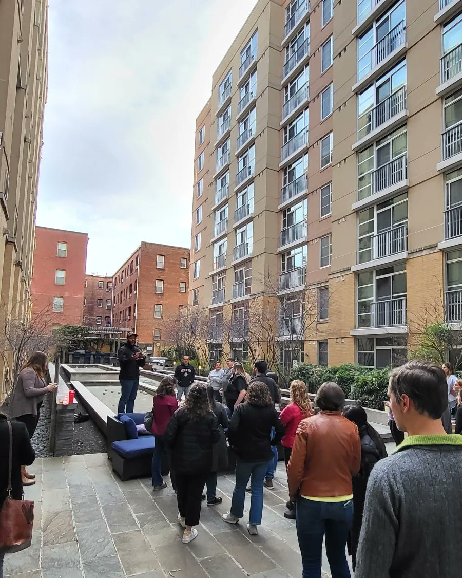 I overhead "How was your COVID?" So much work from so many people but so glad my company <a href="/TheRegularApp/">The Regular</a> has brought back <a href="/DCBocceLeague/">DC Bocce League</a> and it's wonderful community. All while bringing customers to local #DC businesses on a slow night. Let's play #Bocce!