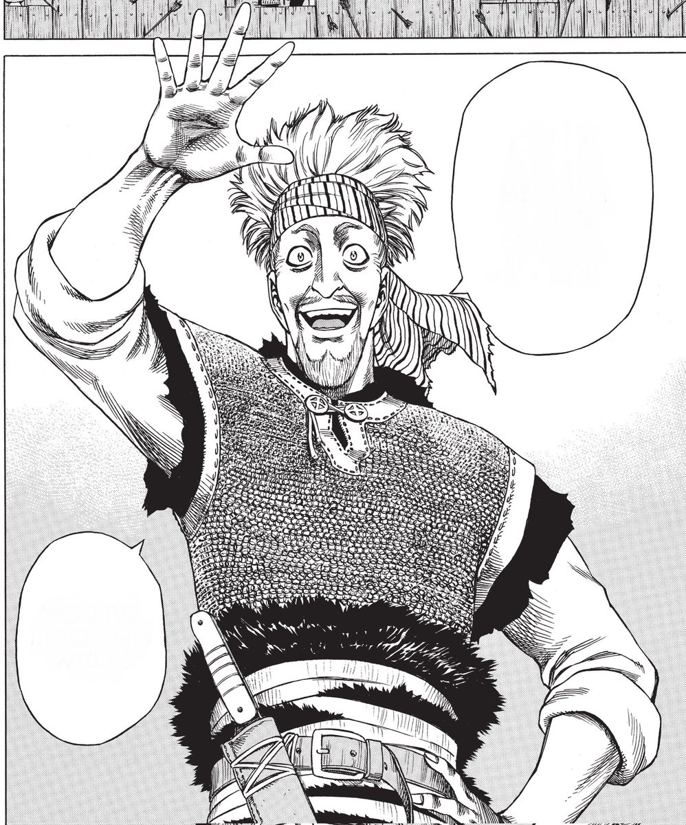 Kenshiro29205's tweet image. ▪︎Thorkell the tall - Vinland Saga 
#vinlandsaga #VINLAND_SAGA #thorkell #mangaart