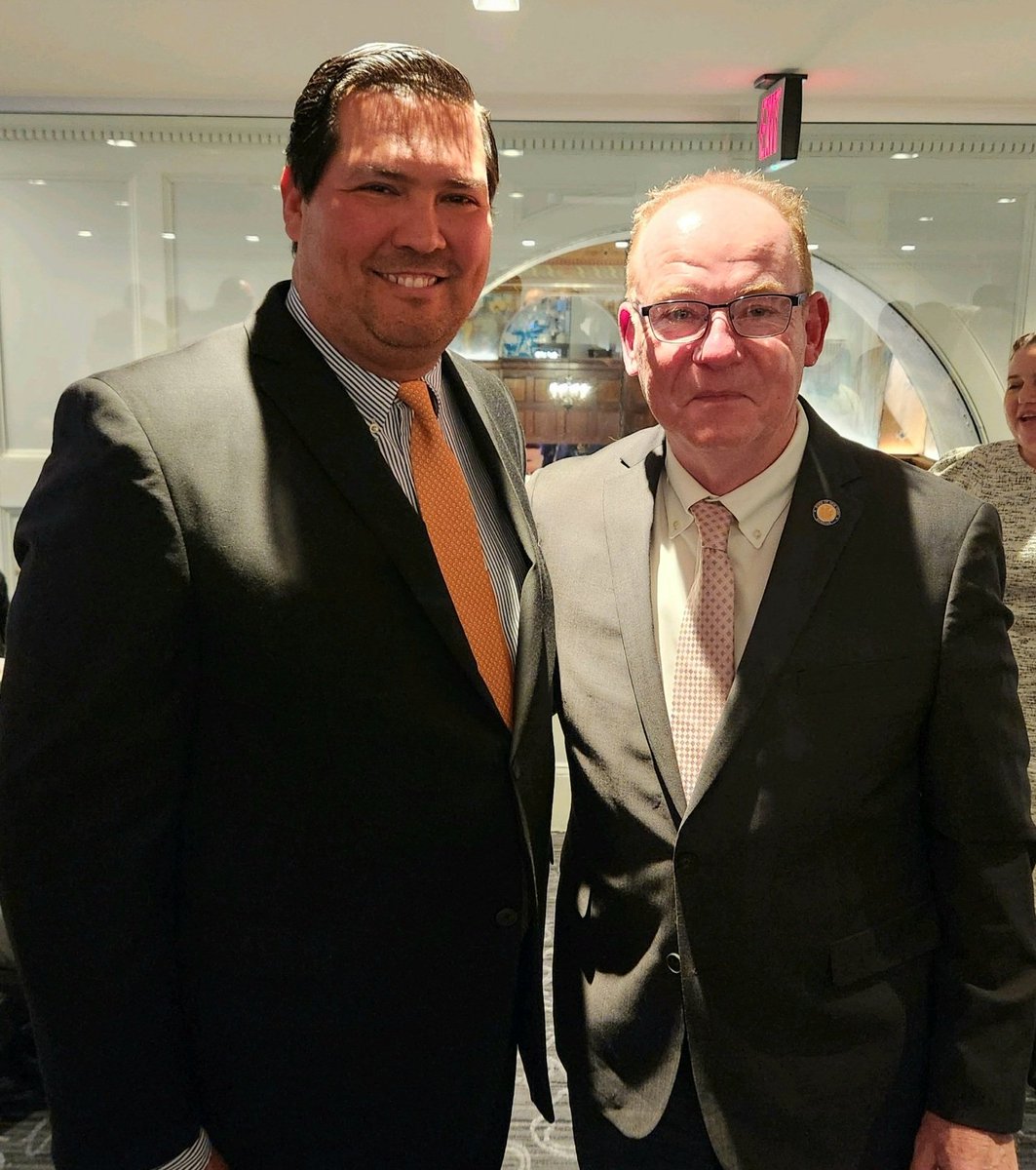 Great night supporting our construction and trades friends -- including <a href="/IUOE825/">IUOE Local 825</a> community affairs liaison Daniel Ortega -- at their Legislative Conference in Albany! #TeamRolison