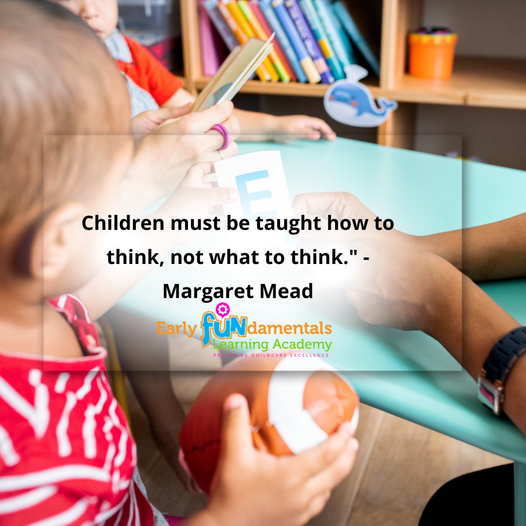 Children must be taught how to think, not what to think.' - Margaret Mead  
:
:
#KidsLearning #EducationForKids