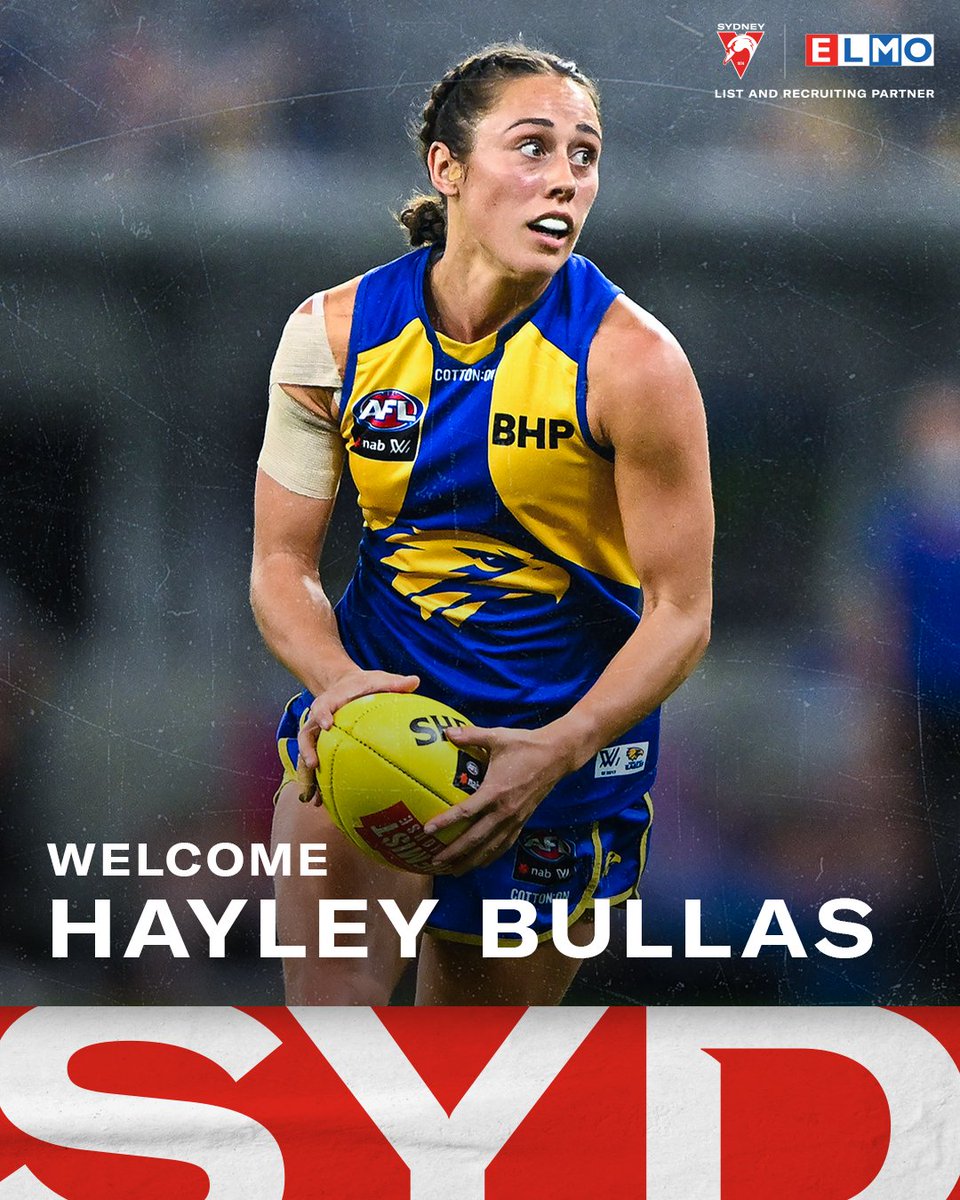 We welcome another recruit to the red and white with the signing of Hayley Bullas for the upcoming AFLW season! ⭐️#Bloods

📝READ MORE: bit.ly/42tRYnz