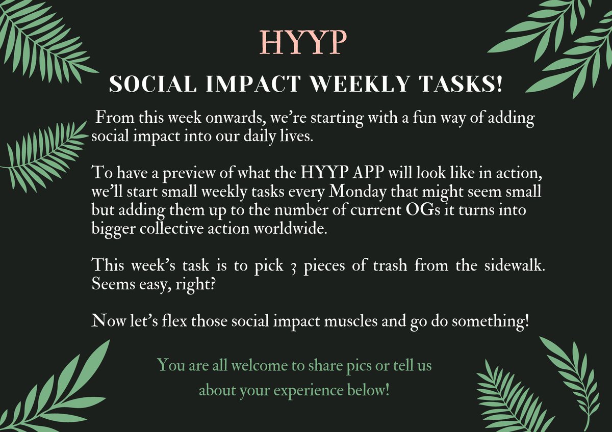 Had such a great time at our spaces just now! 💚💚
And here’s our new weekly activity, let’s start our weeks with some positive action! 
You are all welcome to share your experience or pics below 🫶🏻