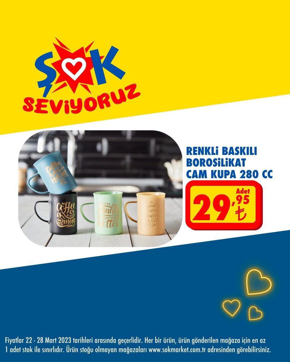 ŞOK Market 22 Mart Fırsatları
.
@ucuzkenaldim 
.
Reklam değil kişisel paylaşımdır..
.
#keramika #porselentabak #tabak #bardak #kupabardak #yemektabağı #yemek #ev #home #kase #servistabagi