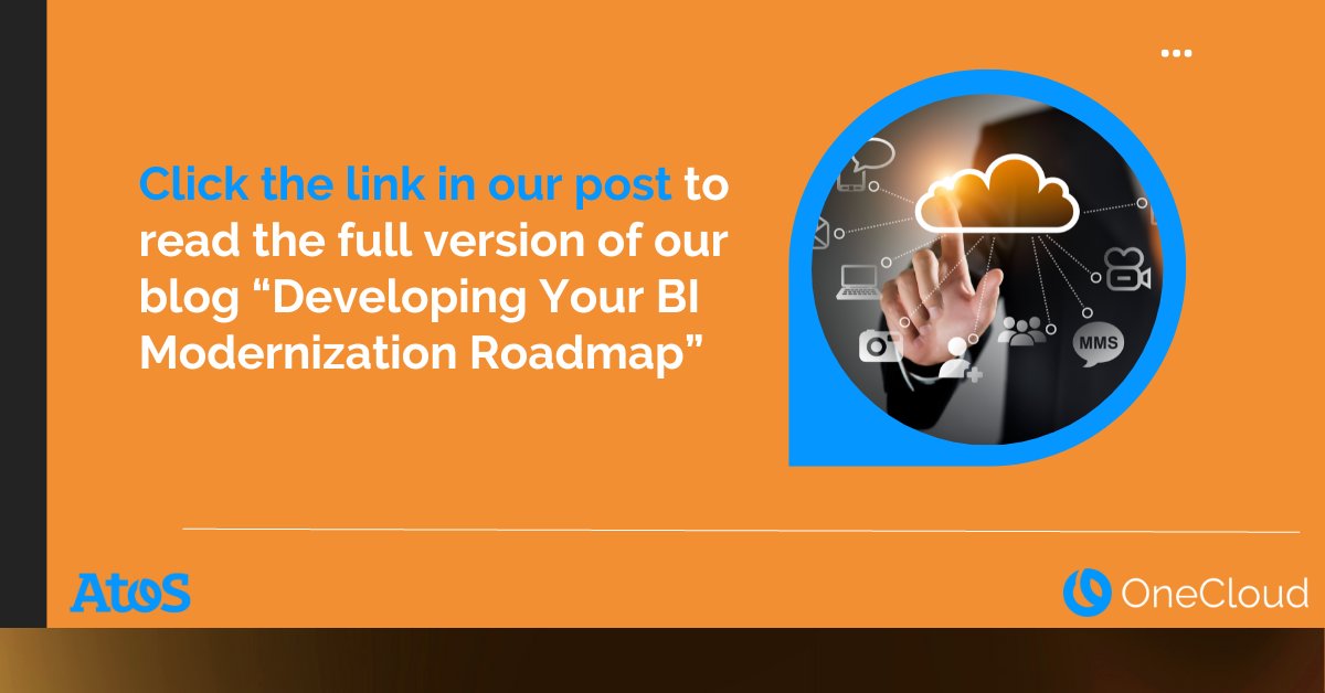 AtosOneCloud's tweet image. Read more about our #BIModernization roadmap to success on our blog here: hubs.li/Q01HK2Xc0

#BusinessIntelligence #Data #Cloud