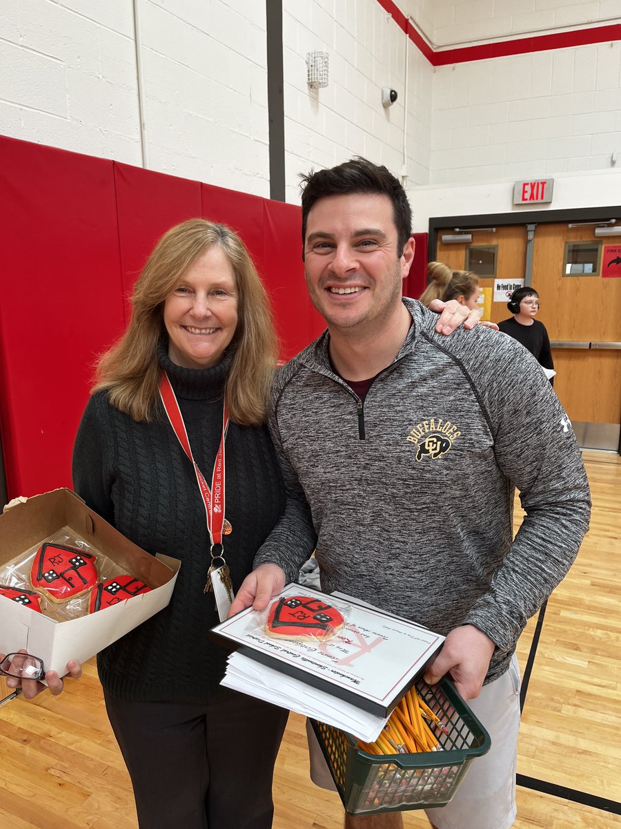 Congratulations to Ms. Eichorn, Mrs. Bragg, Ms. Bodine, and Mr. Paino on earning tenure! #rjpride