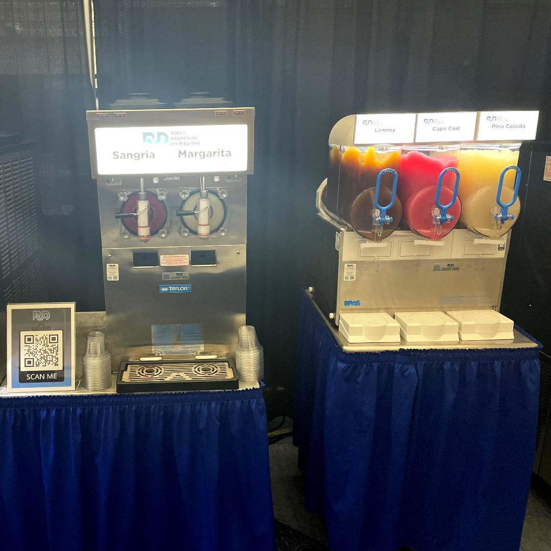 Rocky Mountains Distributing (@rmd5280) on Twitter photo The CRB Show hosted by <a href="/corestassoc/">Colorado Restaurant Association</a> is here! Stop by RMD's booth, 201, at the Colorado Convention Center today and tomorrow until 4 pm! Serving Blackbird frozen cocktails and <a href="/FrostlineFrozen/">Frostline</a> soft serve. Demoing <a href="/TheTaylorCo/">Taylor Company</a> and <a href="/BroasterCompany/">Genuine Broaster Chicken</a> equipment! Be there or be square😜 The CRB Show hosted by <a href="/corestassoc/">Colorado Restaurant Association</a> is here! Stop by RMD's booth, 201, at the Colorado Convention Center today and tomorrow until 4 pm! Serving Blackbird frozen cocktails and <a href="/FrostlineFrozen/">Frostline</a> soft serve. Demoing <a href="/TheTaylorCo/">Taylor Company</a> and <a href="/BroasterCompany/">Genuine Broaster Chicken</a> equipment! Be there or be square😜