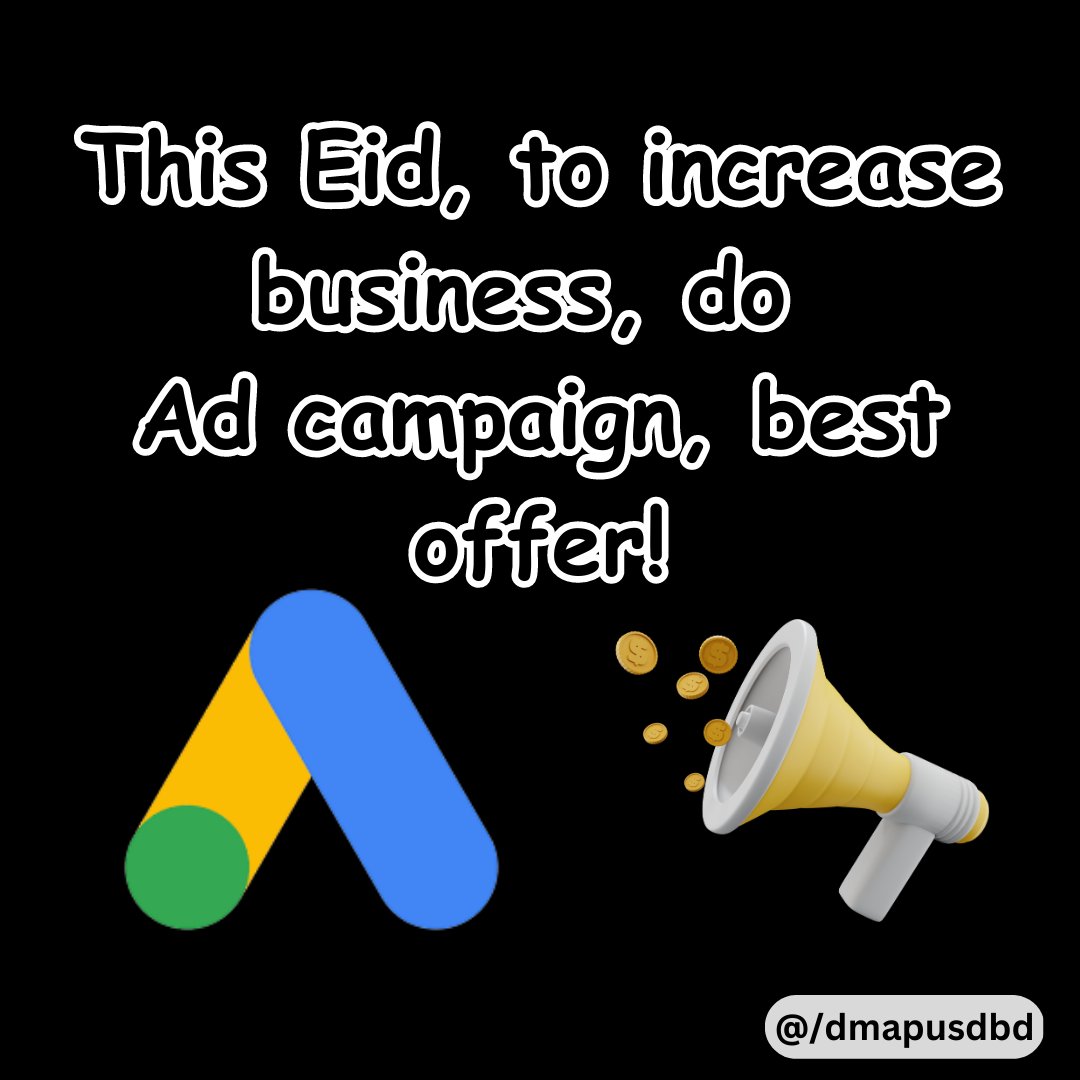 ✅If you want to grow your business through ad campaigns then you are in the right place.
#dmapusdbd #google #googleplay #googleadwords #GooglePixel #googlesearch #GooglePixel2 #googleplaystore #googleplaymusic #googlehome #googleit #GoogleAds #googlecardboard #googlepartners