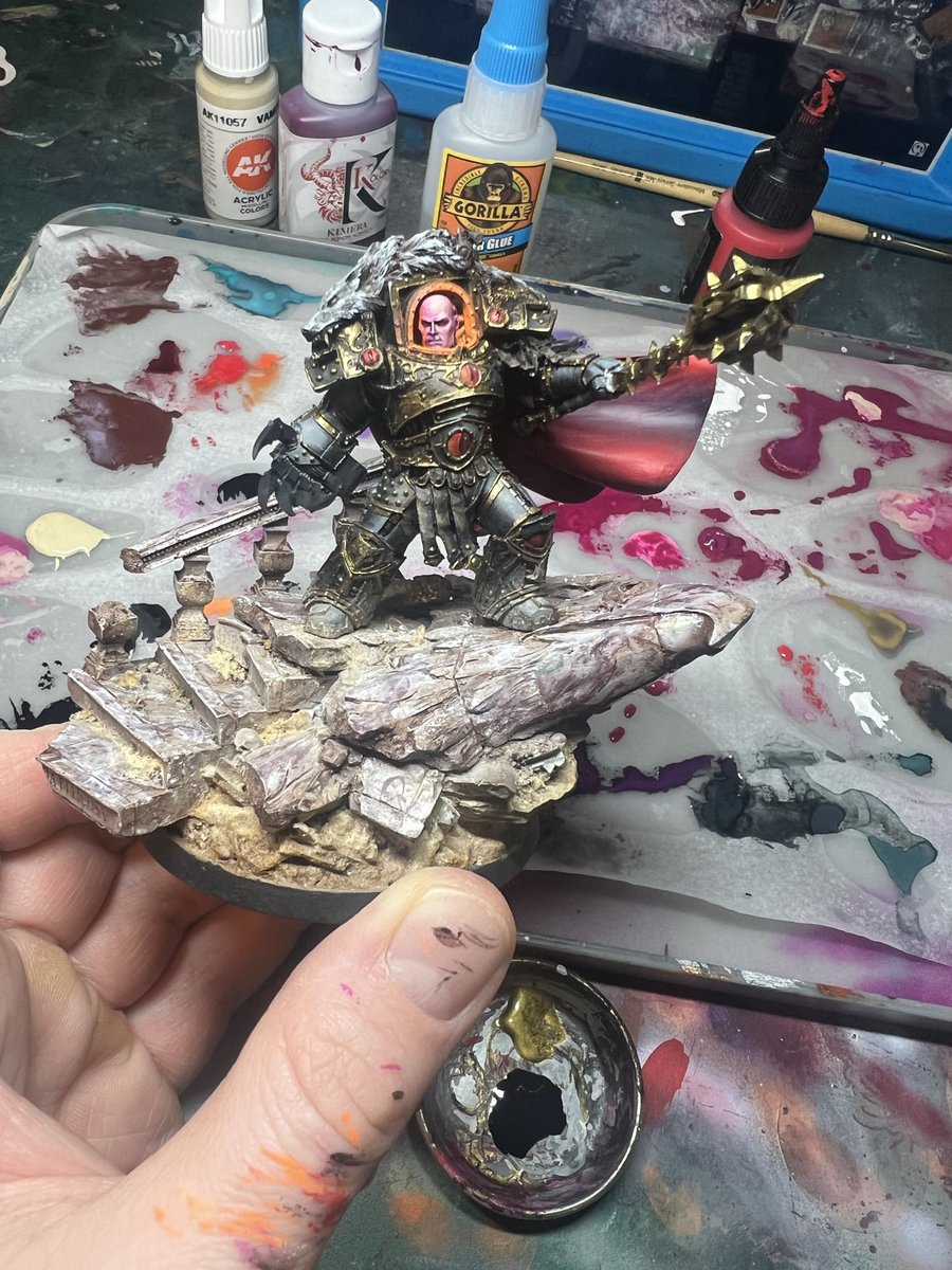 TimeNerd's tweet image. More #WIP on Horus 

#warhammer #warhammercommunity #warhammer40k #warhammer30k #paintingwarhammer #horusheresy #sonsofhorus #warmongers #heresy #spacemarine #hardforheresy #warmongers