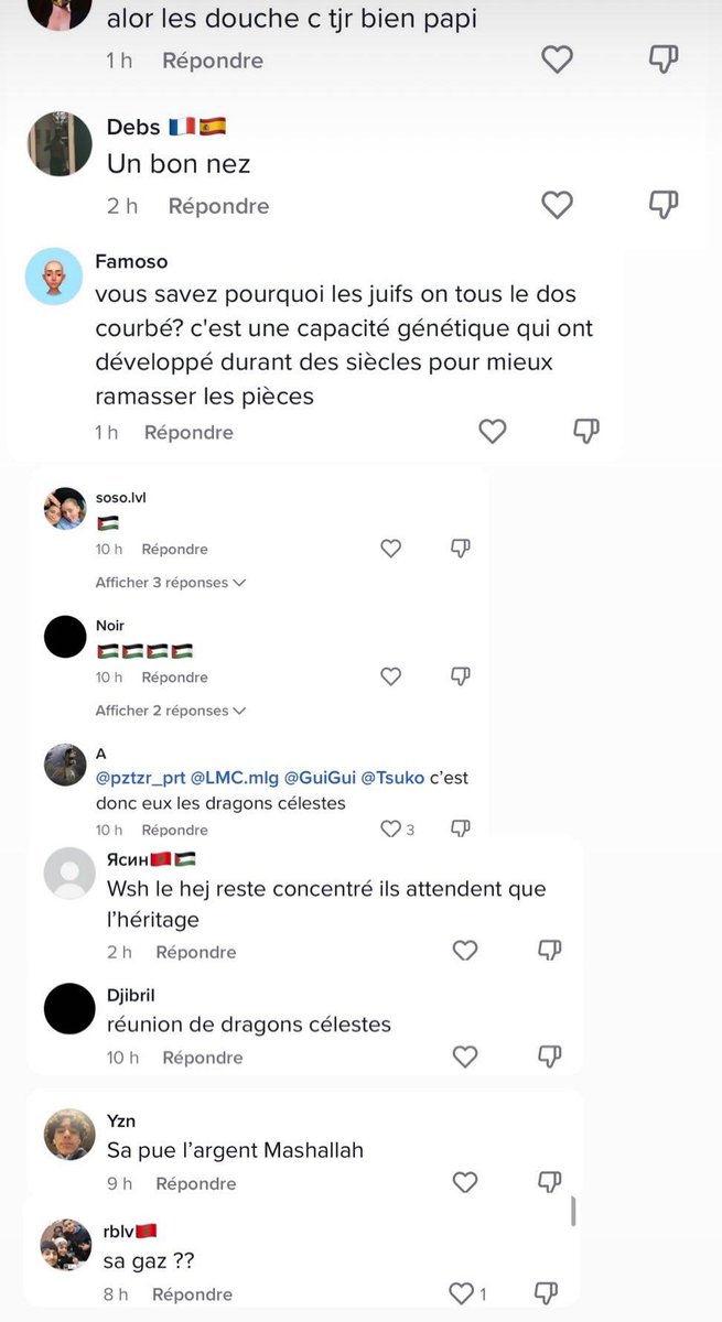 Spider_Jeru's tweet photo. Une jeune fille fait un live tik tok pour la bar mitsva d'un garçon de sa famille je vous laisse admirer les commentaires https://t.co/c83vJYb0KE