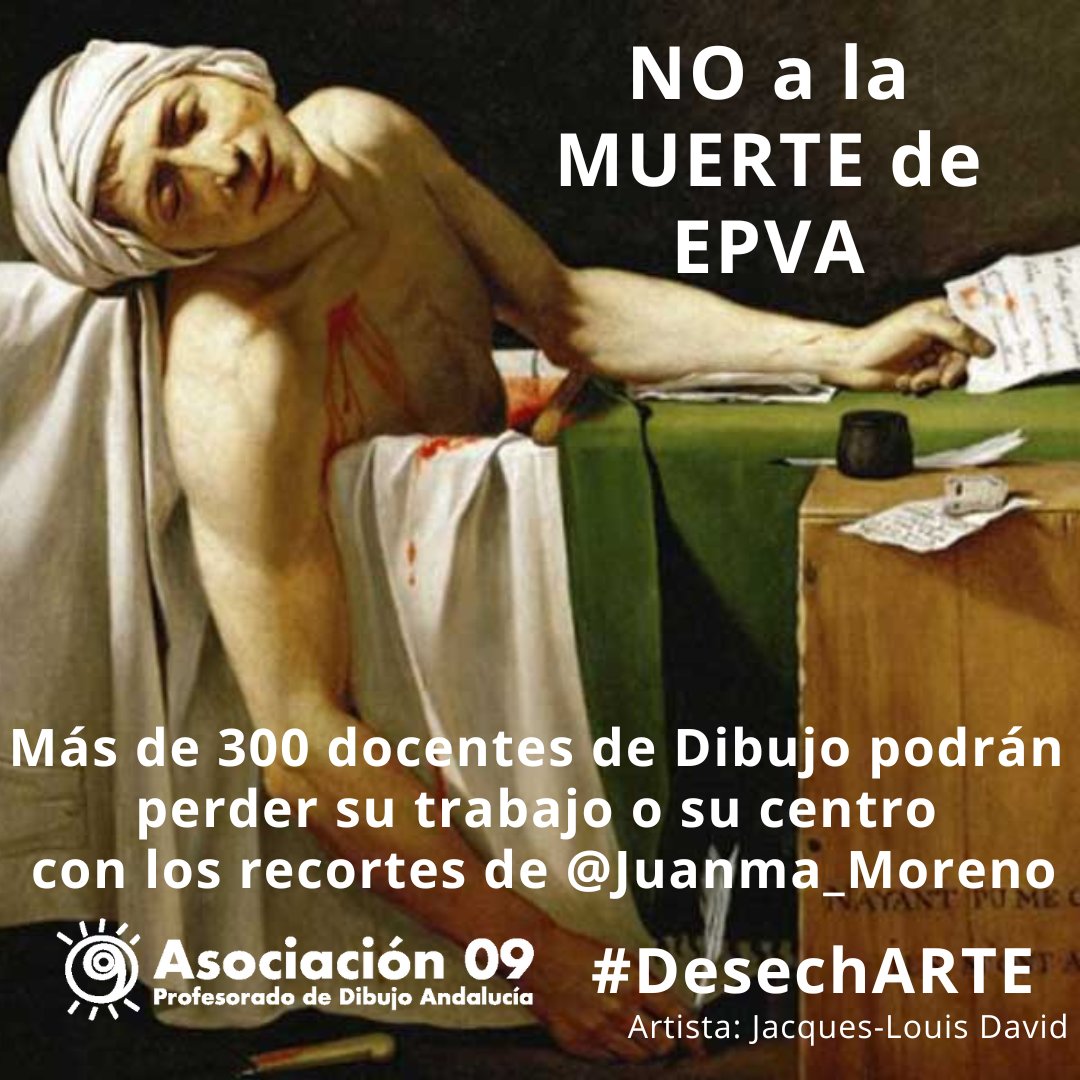 Asociacion Dibujo 09 (@asociacion09) on Twitter photo ¿Cómo vas a promover la creatividad y la innovación en las aulas sin la enseñanza del dibujo <a href="/JuanMa_Moreno/">Juanma Moreno</a>? La educación artística es esencial y debe ser protegida. <a href="/EducaAnd/">Consejería Desarrollo Educativo y FP</a> va a #desechARTE #MartesConARTES la muerte de #EPVA
<a href="/AndaluciaJunta/">Junta de Andalucía</a> <a href="/almudenaronda/">Almudena García</a> <a href="/Patricia_Pozo_/">Patricia del Pozo</a> ¿Cómo vas a promover la creatividad y la innovación en las aulas sin la enseñanza del dibujo <a href="/JuanMa_Moreno/">Juanma Moreno</a>? La educación artística es esencial y debe ser protegida. <a href="/EducaAnd/">Consejería Desarrollo Educativo y FP</a> va a #desechARTE #MartesConARTES la muerte de #EPVA
<a href="/AndaluciaJunta/">Junta de Andalucía</a> <a href="/almudenaronda/">Almudena García</a> <a href="/Patricia_Pozo_/">Patricia del Pozo</a>