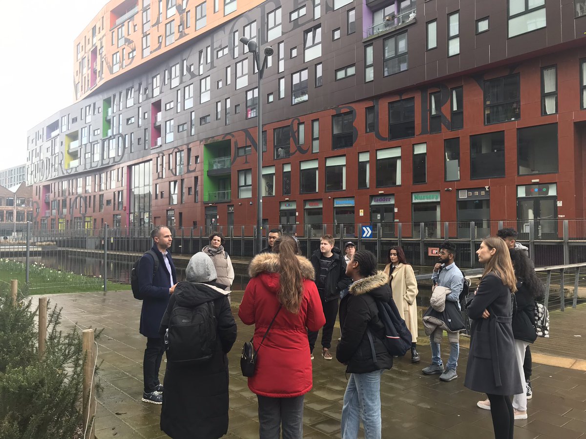 Jimcoleman33's tweet photo. A great #Manchester walk around with @iammattdoran looking at the regeneration process in #NewIslington and #Ancoats for @UniWestminster @UoWDesCit Thanks Matt! https://t.co/Dcy5u9xIfq