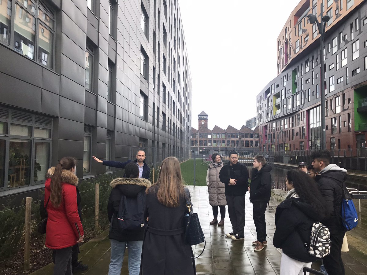Jimcoleman33's tweet photo. A great #Manchester walk around with @iammattdoran looking at the regeneration process in #NewIslington and #Ancoats for @UniWestminster @UoWDesCit Thanks Matt! https://t.co/Dcy5u9xIfq