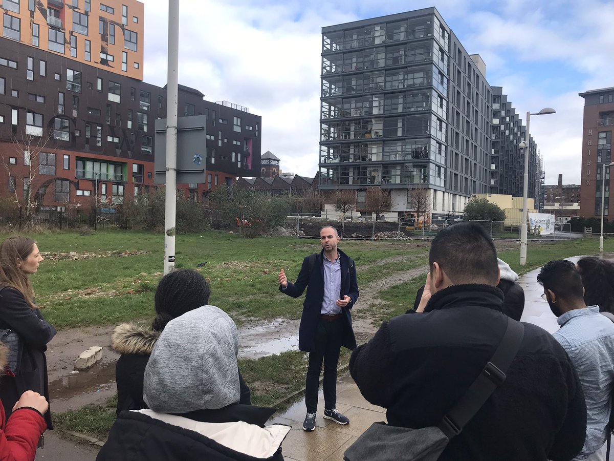 Jimcoleman33's tweet photo. A great #Manchester walk around with @iammattdoran looking at the regeneration process in #NewIslington and #Ancoats for @UniWestminster @UoWDesCit Thanks Matt! https://t.co/Dcy5u9xIfq