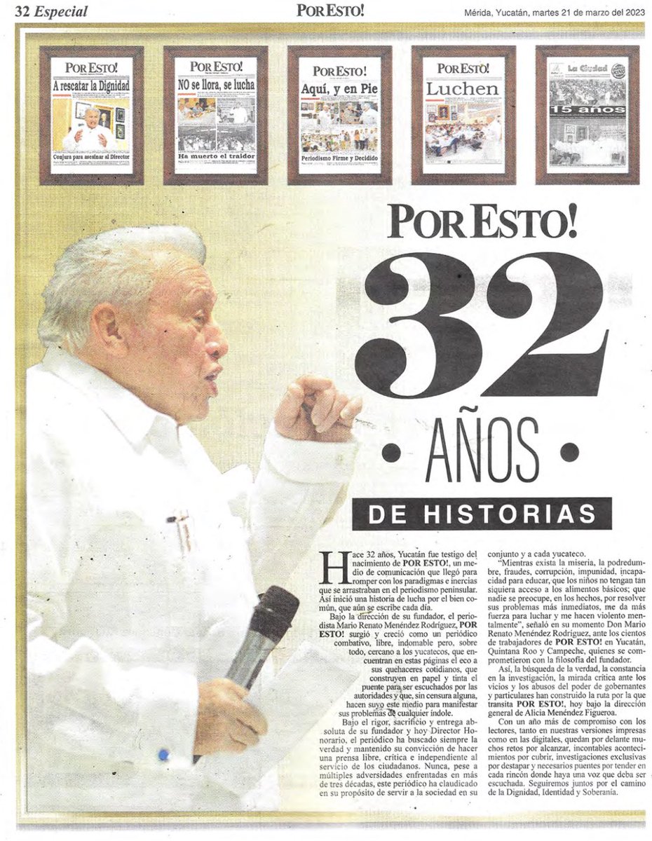 el_atorrante's tweet photo. Felicidades a todo el equipo de @PorEstoOnline en especial a su directora #AliciaMenendez por estos primeros 32 años de. Vida en el estadio de la prensa libre. https://t.co/BITrfmI88n