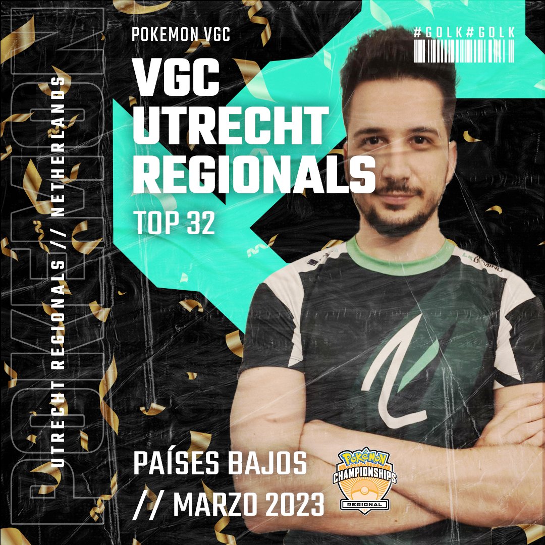 [#VGC] TOP 32 DE EUROPA 

Este pasado fin de semana <a href="/Rayzark_/">Jaime</a> estuvo compitiendo en los regionales de Utrecht y consiguió un increíble Top 32 en el torneo 🥶

Enhorabuena!! 🙌🏻🙌🏻

#goLK🦈